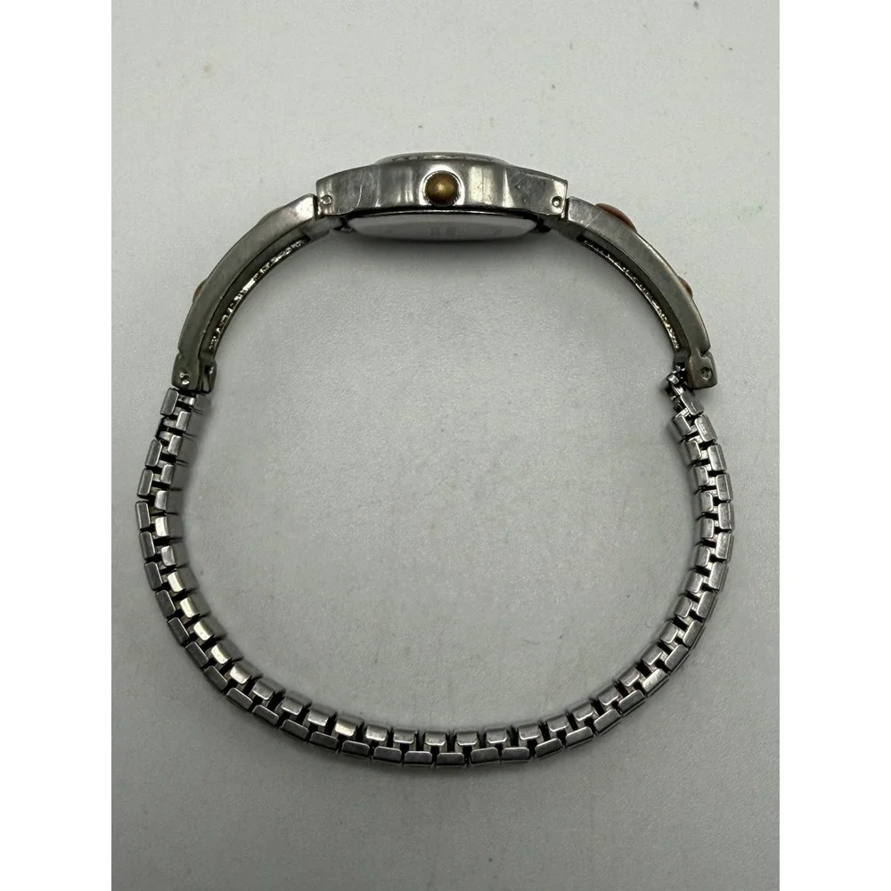 White Stag WS60600W New Battery Ladies MOP Watch Tiger's Eye 20MM 6.75